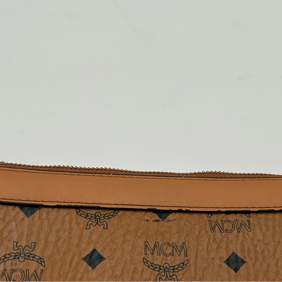 MCM Tan Monogram Wristlet - Picture 11 of 12